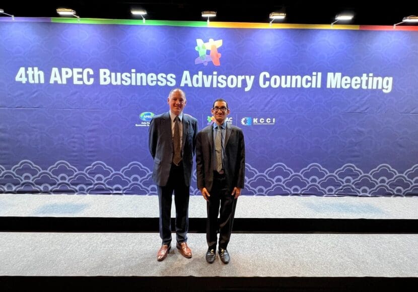 ABAC USA Members Landon Loomis, President of Boeing China, and Bimal Patel, General Counsel of PayPal attend ABAC IV in Gyeongju, South Korea ABAC USA Members Landon Loomis, President of Boeing China, and Bimal Patel, General Counsel of PayPal attend ABAC IV in Gyeongju, South Korea